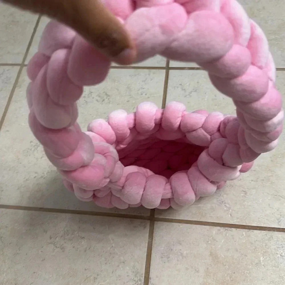 🎄 Christmas Sale 🎄 Handmade Unique Pink Super Soft Purse - Picture 3 of 6